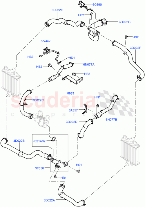 Part Diagram for Land Rover LR036480