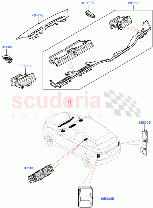 Part Diagram for Land Rover LR139192