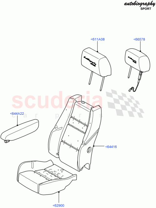 Part Diagram for Land Rover LR029035