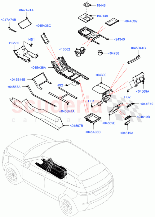 Part Diagram for Land Rover LR125364