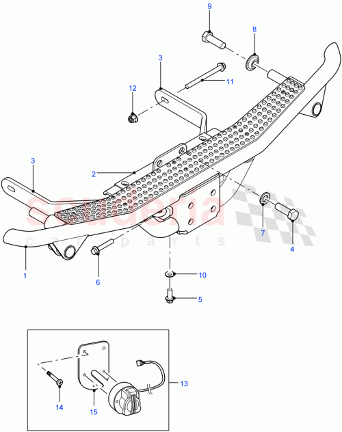 Part Diagram for Land Rover LR043130