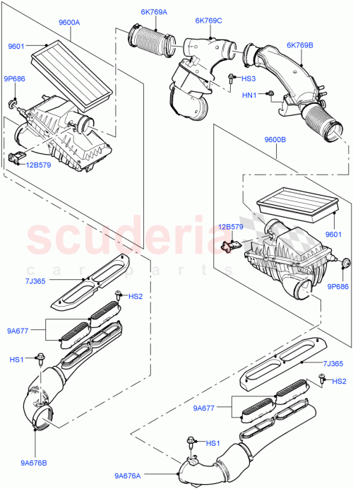 Part Diagram for Land Rover LR133700
