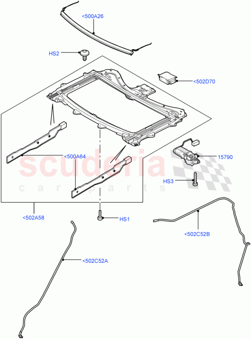 Part Diagram for Land Rover EYP500090