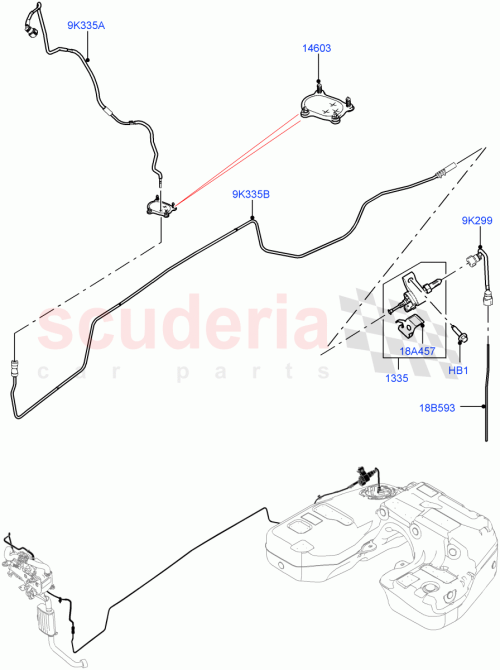 Part Diagram for Land Rover LR148287