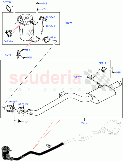 Part Diagram for Land Rover LR128248