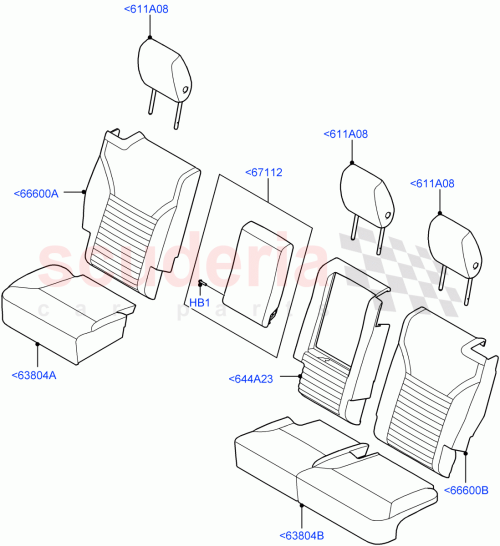 Part Diagram for Land Rover LR080622
