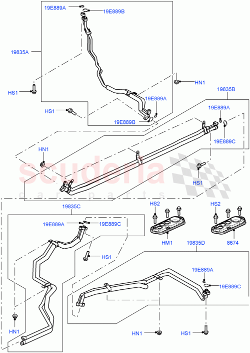 Part Diagram for Land Rover LR013854