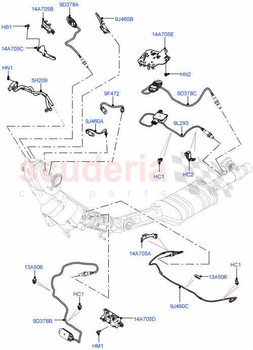 Part Diagram for Land Rover LR139661