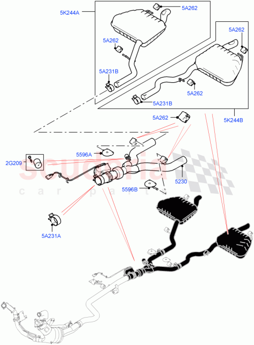Part Diagram for Land Rover LR092853