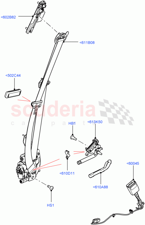 Part Diagram for Land Rover LR104688