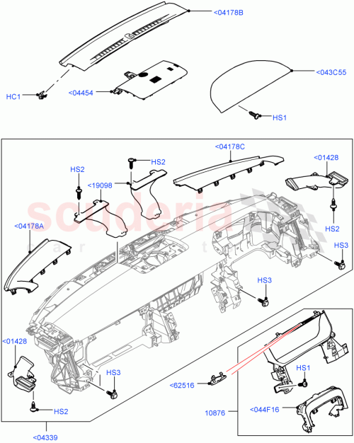 Part Diagram for Land Rover LR035416