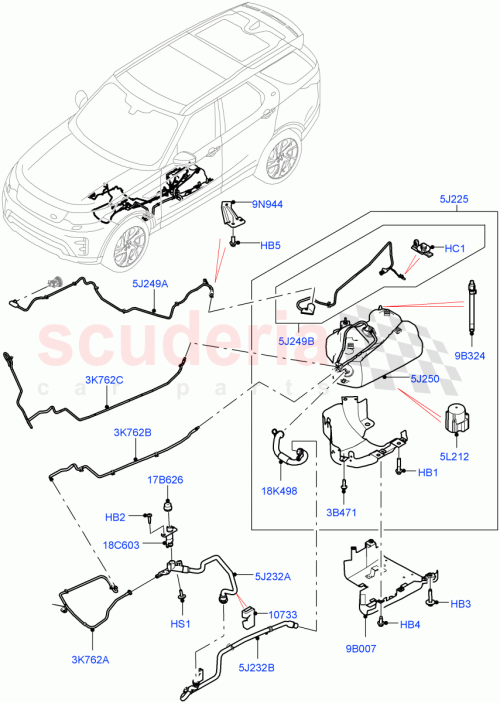 Part Diagram for Land Rover LR082323