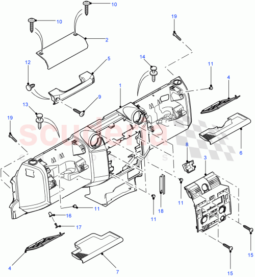 Part Diagram for Land Rover FYP500570