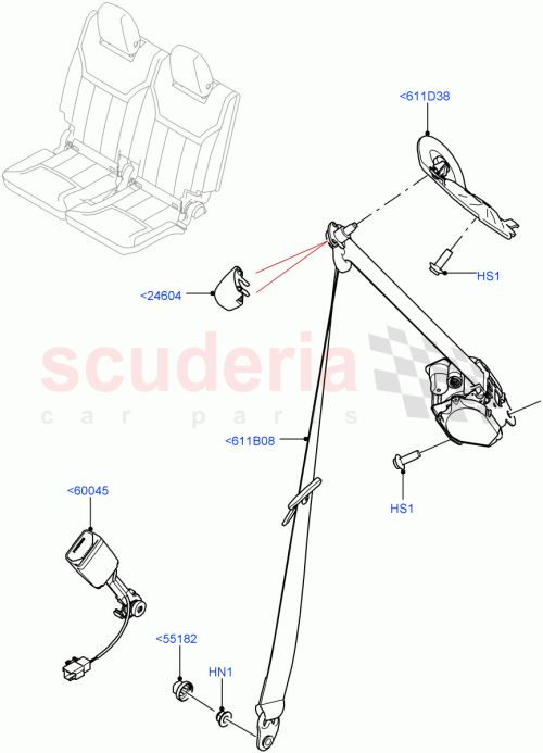 Part Diagram for Land Rover LR081181
